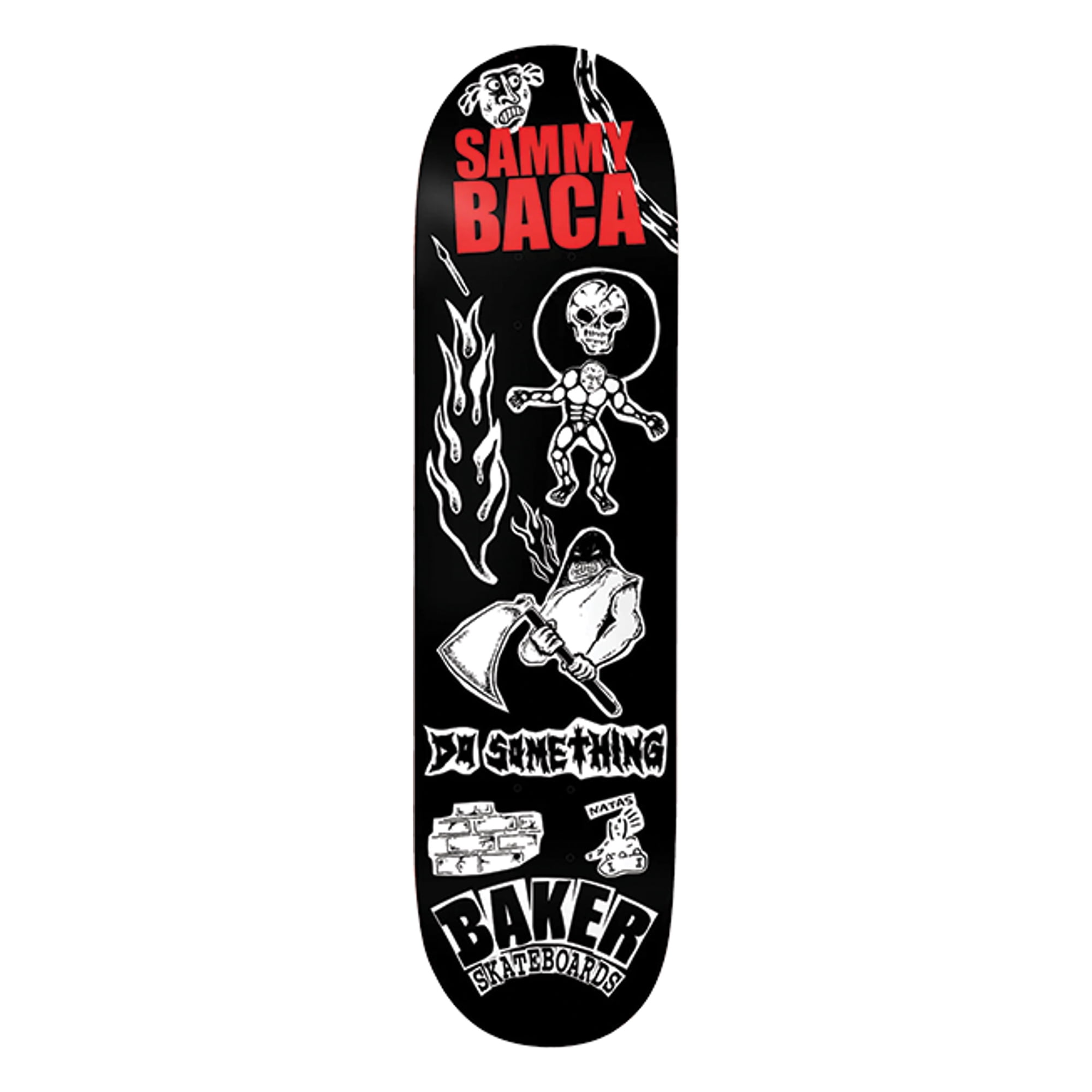 Baker Baca Divine Evil Skateboard Deck - 8.5 (Deck Only)