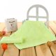 thumbnail image 1 of Nvzi 2 toallas de mano de fibra de bambú cuadradas pequeñas de algodón suave para el hogar, súper suaves y muy absorbentes para ducha, piscina, toalla de mano de 9,84 x 9,84 pulgadas (verde), 1 of 5