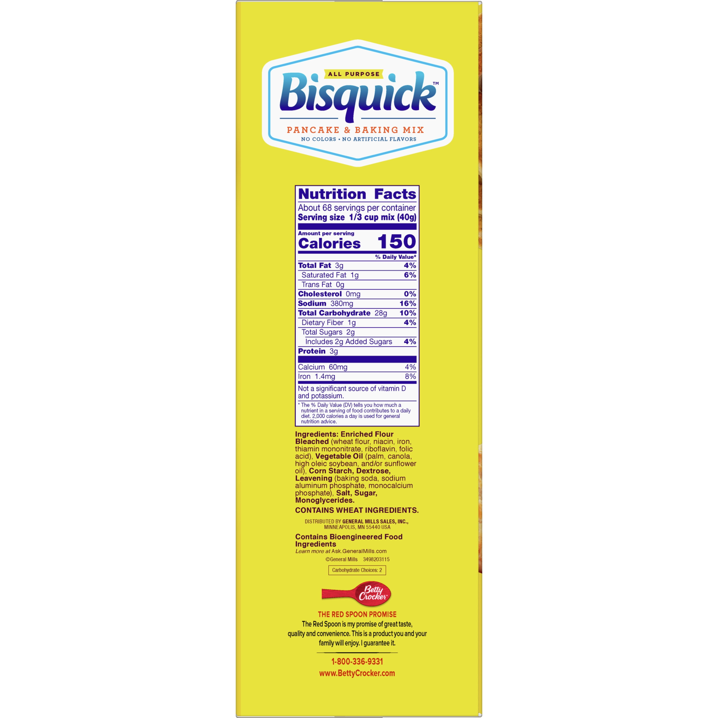 Buy Betty Crocker Bisquick Pancake and Baking Mix, 96 oz Online at Lowest Price in India. 139856942
