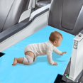thumbnail image 1 of Airplane Seat Extender Compact Foot Rest Hammock Airplane Travel Accessories Blue, 1 of 8