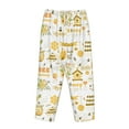 thumbnail image 5 of Naloa Farm Bee Cute Honey Print Women’s Ultra-Soft Comfy Pajama Lounge Pants with Pockets & Drawstring, 5 of 8