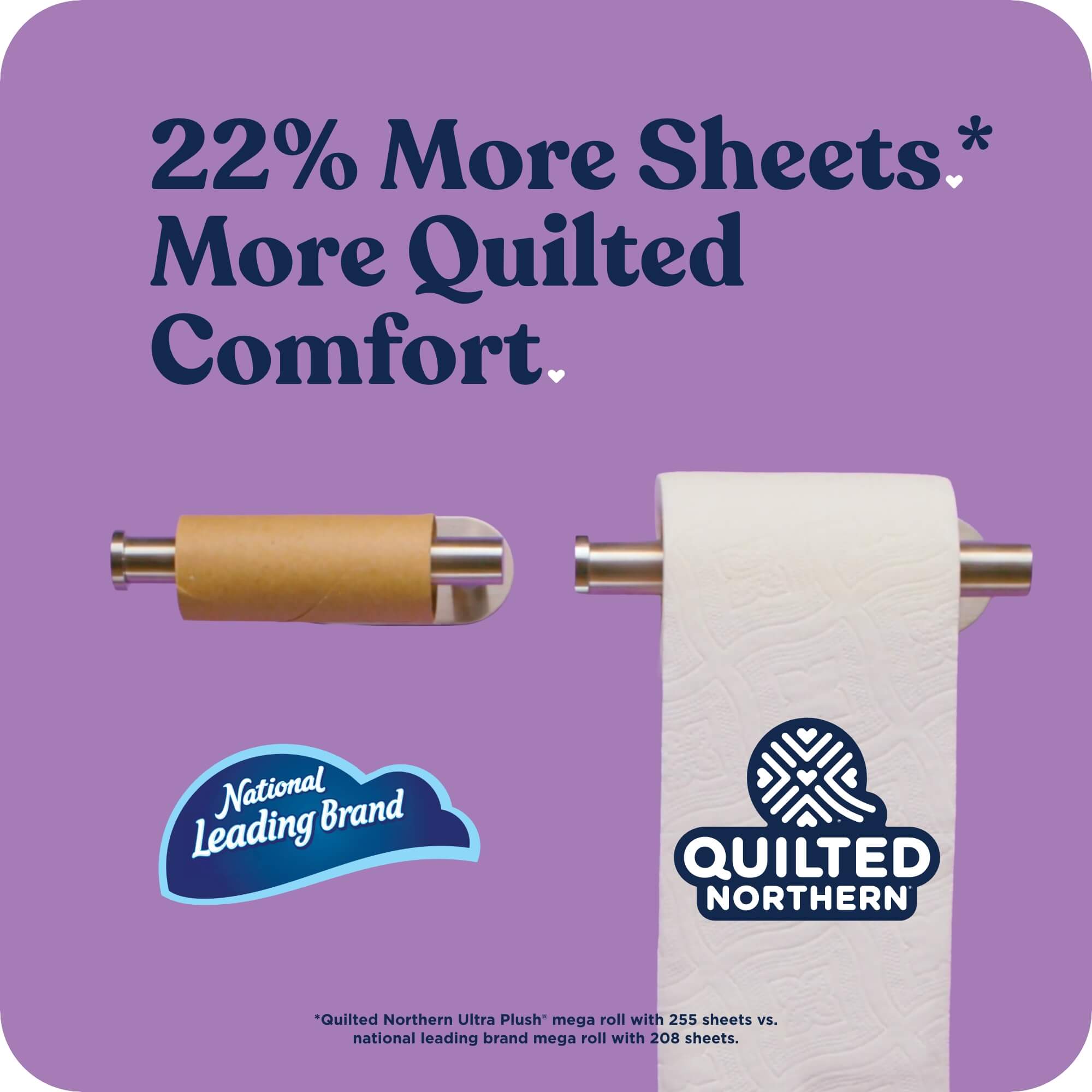 Quilted Northern Ultra Plush Toilet Paper, 12 Mega Rolls photo 5