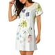 thumbnail image 2 of Easygdp Wildflowers Camisón de manga corta para mujer, informal, estampado, 2 of 6