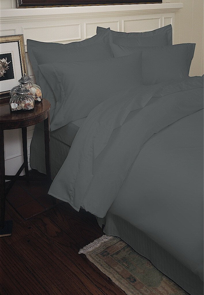 Warm Things Home 500 Pima Cotton Duvet Cover Set Charcoal / King