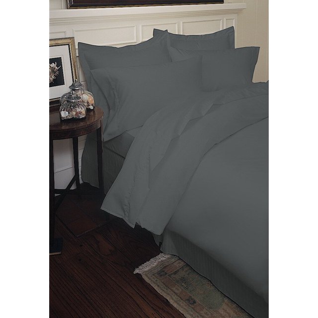Warm Things Home 500 Pima Cotton Duvet Cover Set Charcoal / King