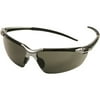 Chase Ergonomics Body Glove Biodegradable Safety Glasses, Dark Lens/Metallic Silver Frame