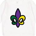 thumbnail image 3 of Inktastic Fleur De Lis Mardi Gras Holiday Toddler Sweatshirt, 3 of 4