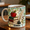 Black, variant on Mug Literacy Coach Mosaic Books Apple and Quill Ceramic Coffee Cup Teacher Gift