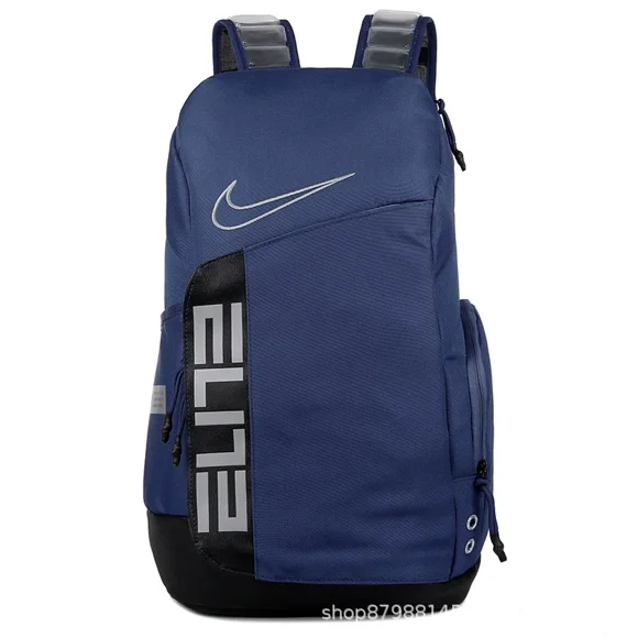 Unisex Nikes Elite Pro Basketball Backpack School Bag Fitness Travel Bag Laptop Bag Black White