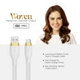 thumbnail image 3 of Liquipel Powertek Woven USB-A to USB-C - White, 3 of 8