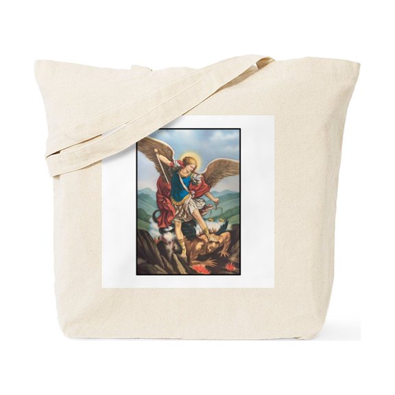 CafePress - St. Michael The Archangel Tote Bag - Unisex Canvas Tote Bag, Beige, 1-Piece