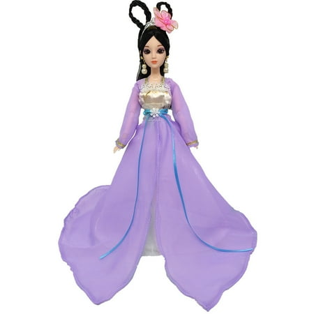 Mosunx Dolls Dress Up Hua Mulan Clothes Doll Accessories Handmade Clothing