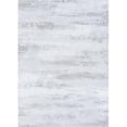thumbnail image 1 of Couristan 51590911066096T 6 ft. 6 in. x 9 ft. 6 in. Serenity Virga Power Loomed Rectangle Area Rug - Light Gray & Opal, 1 of 1
