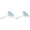 Blue 2 Packs, variant on Double Window Cleaning Set Rubber Scraper Scrubbing Sponge For Home Car Windows