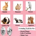 thumbnail image 5 of 1PCS Rabbit Toys, Bunny Chew Toys for Rabbits, Grinding Teeth for Rabbit, Natural Handmade Rabbit Cage Hanging Toys and Treats for Rabbits Guinea Pigs Hamsters Gerbils Rats, 5 of 8