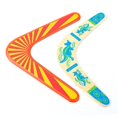 thumbnail image 1 of Dardo de maniobra de boomerang de madera deportes al aire libre equipo de madera juguete volador (naranja azul 2 piezas) oso de fresa  Electrónica, 1 of 4