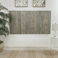 thumbnail image 5 of Gray Fog Headboard, Coastal Rustic Design, Wood Headboard, Floating Panels, Wall Mount, Adjustable Height, Easy Assembly., 5 of 9