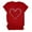 Red, variant on Itsame Summer Oversized Womens Printed Loose T-Shirt Short Sleeved Shirt Casual Tops Fashionable Round Neck Blouses Black Size S