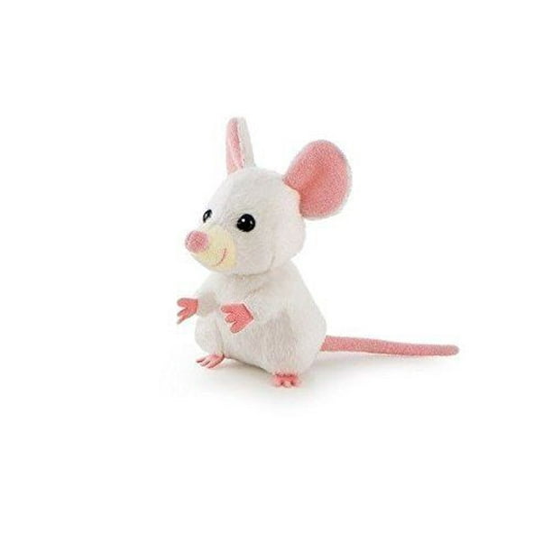 Trudi Sweet Collection White Mouse Soft Stuffed Animal Plush Toy