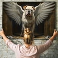 thumbnail image 6 of American Bulldog Dog Memorial Gifts - Waiting At The Door Canvas - Dog Memorial Frames Canvas, Memorial Gift For Pet Loss, Loss Of Dog, Pet Bereavement Gift, Pet Sympathy Gift, 6 of 6