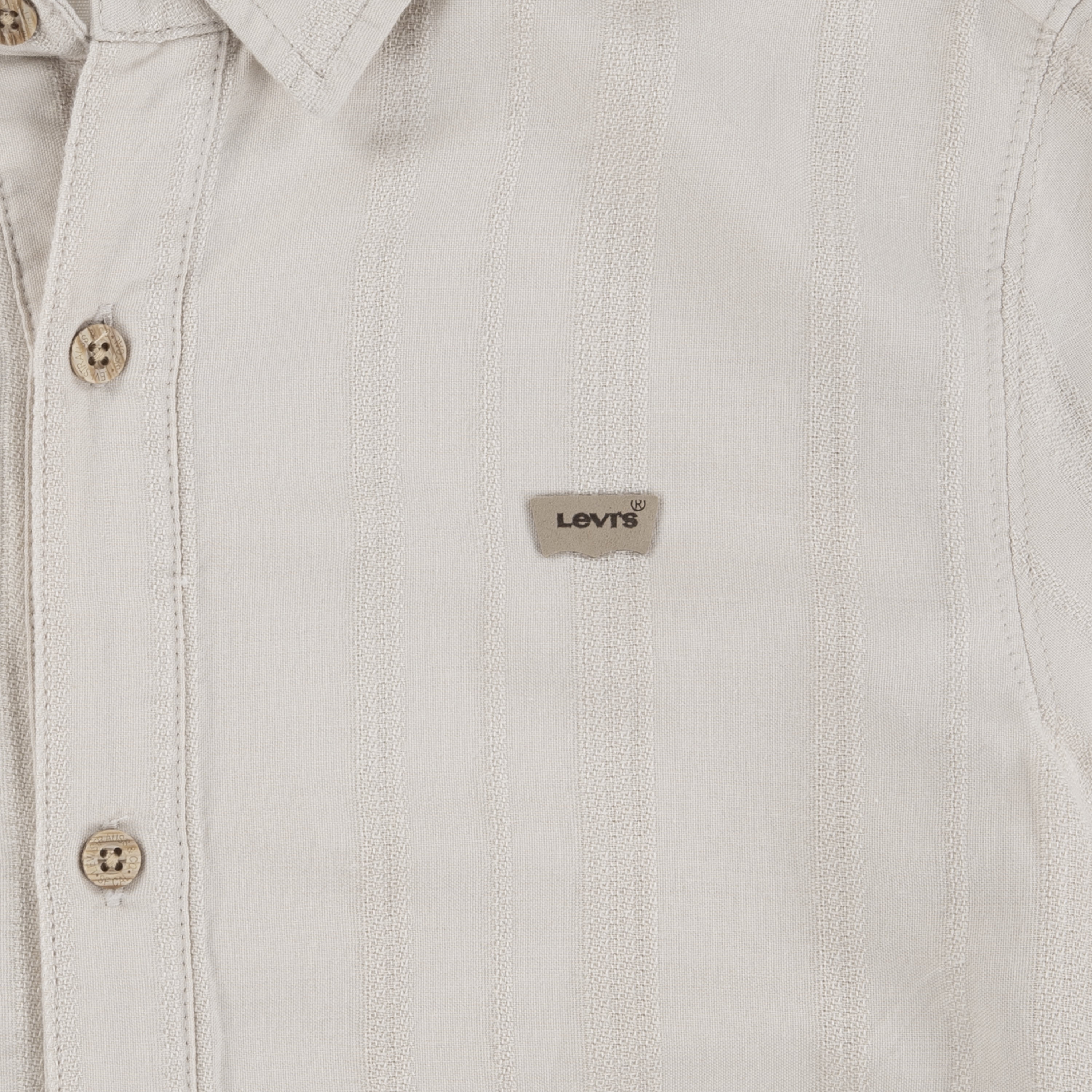 Levi's Boys' Textured Button Up Shirt with Short Sleeves, Sizes 8-20