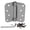 Satin Chrome, variant on Nuk3y 4" x 4" , 5/8 Radius, Spring Hinge, UL Listed (2 Pack)