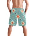 thumbnail image 3 of Dailycode Men's Quick Dry Swim Trunks Beach Shorts Casual Summer Board Shorts with Pockets, Christmas Stars and Dots, 3 of 8