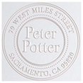 thumbnail image 2 of Custom Address Embosser, Monogram Embosser, Personalized Embossing Seal, Personalized Stamp, Hand Embosser. for Office (Design 4), 2 of 3