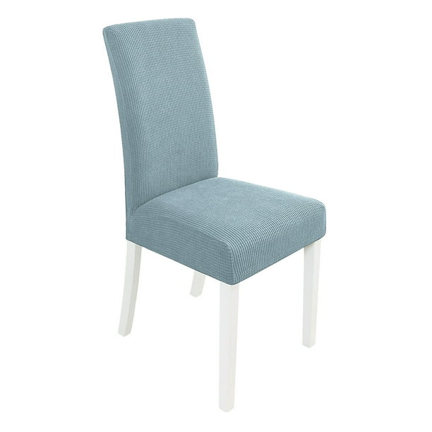 One Piece Check Pattern Hotel Dining Room Fleece Kitchen Chair Cover Walmart Com Walmart Com