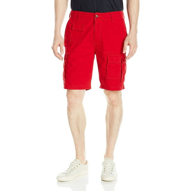 Nautica Shorts Cargo Décontractés pour Hommes Navigator, Rouge, 30