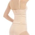 thumbnail image 5 of Fajas moldeadoras de cintura baja para mujer, de color liso, para realzar el abdomen y la cadera, para después del parto, con busto pronunciado., 5 of 5