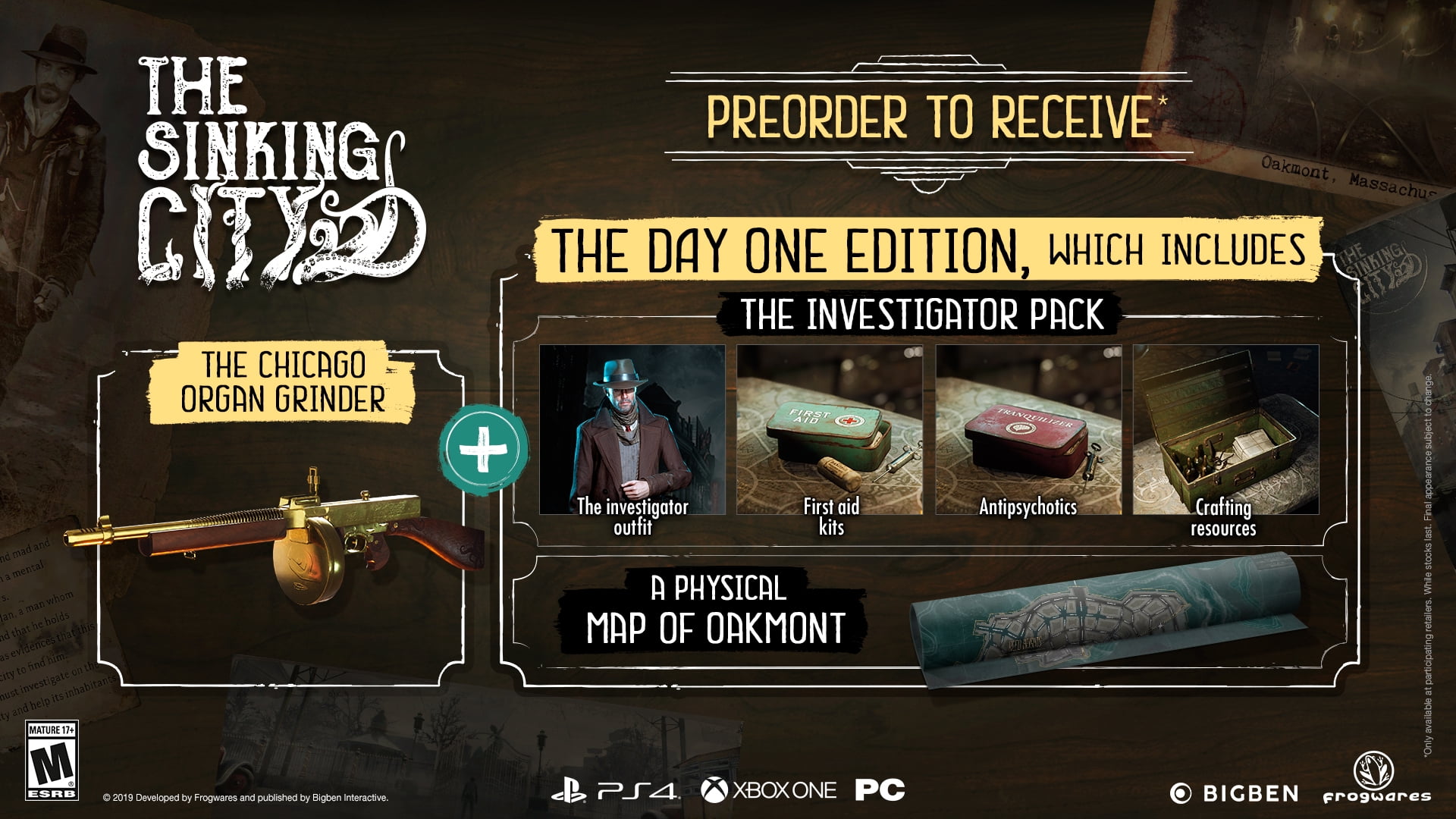 The Sinking City, Maximum Games, Xbox One, 814290014766