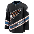 thumbnail image 2 of Men's Fanatics Tom Wilson Black Washington Capitals Alternate 50th Anniversary Premium Jersey, 2 of 3