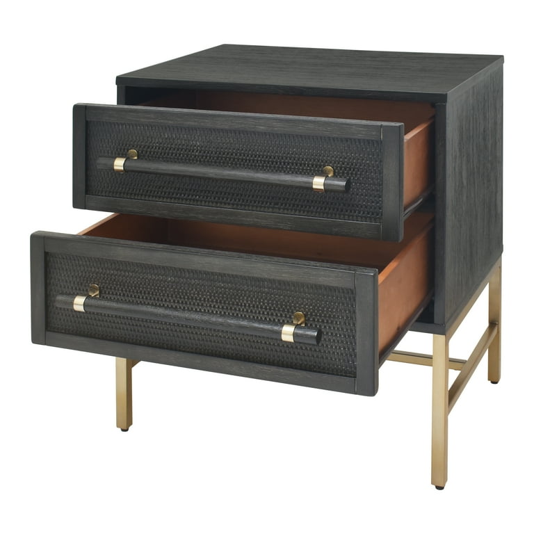 Hopper Studio Sophia Nightstand Antique Black Walmart
