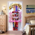 thumbnail image 4 of Decorative Carnival Door Curtain, Mardi Gras Party Decoration, 36X72 Inch - Grommeted With Decorative Ribbon, Attached For Hanging - For Home Parties, Carnival Events, Festival, 4 of 5