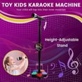 thumbnail image 4 of Kids Microphone With Light Stand Toy, black, 4 of 5