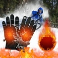 thumbnail image 4 of USB Powered Heating Gloves with 3 Finger Touchscreen Function, Warm Waterproof Winter Mittens for Skiing Hiking and Outdoor Sports, Practical Gift for Cold Weather Activities and Christmas Season, 4 of 8