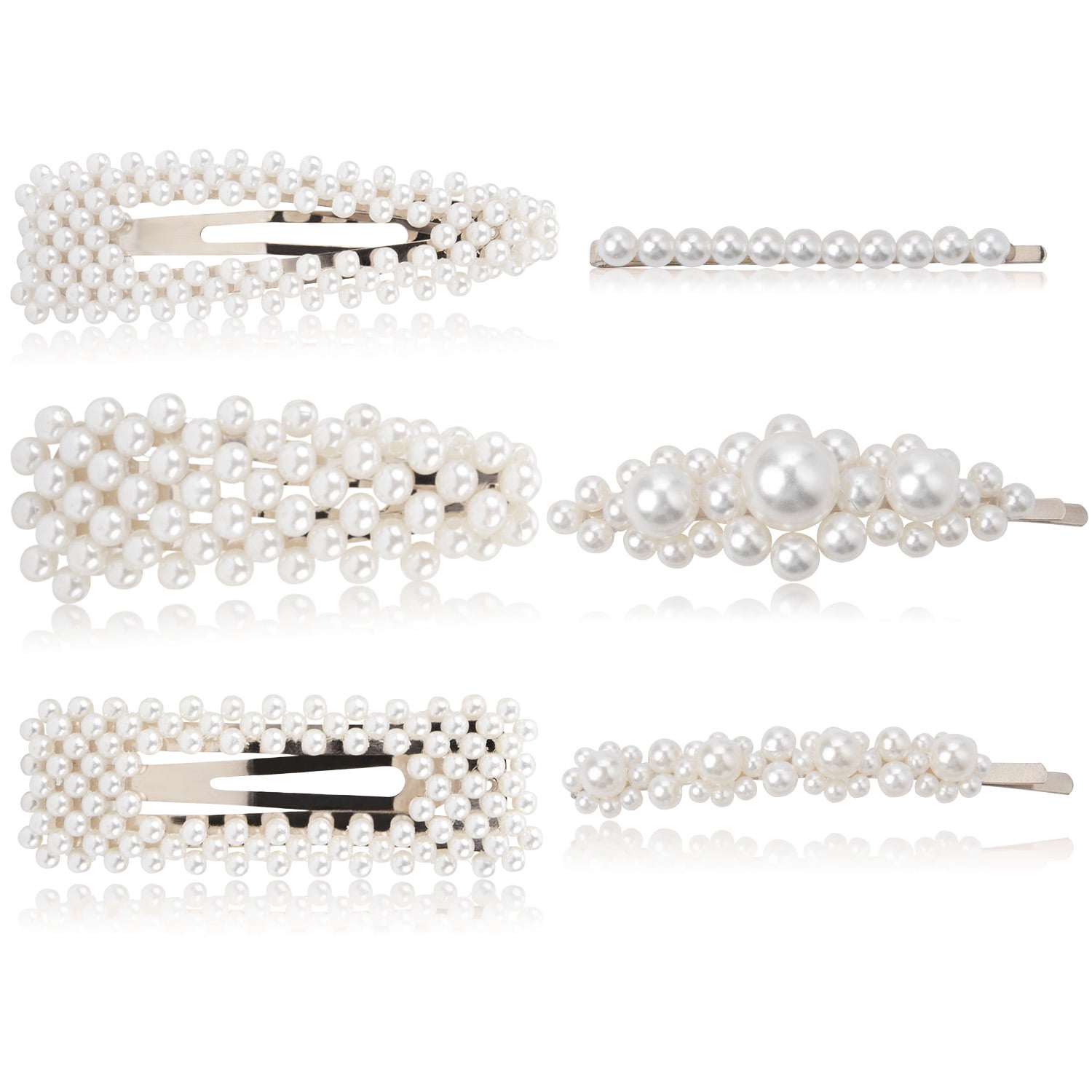 faux pearl hair accessories