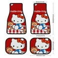 thumbnail image 2 of Hello Kitty Car Floor Mats 4PC Set Anti Skid Vehicle Floor Mat Car Carpet for Front Rear Seats Universal Auto Interior Accessories, 2 of 8