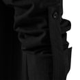 thumbnail image 4 of Maqroz Mens Two Piece Outfits Long Sleeve V Neck Lace Up Shirts Drawstring Beach Pants Casual Summer Vacation Wear Linen Textured Matching Sets Bohemian Trendy Streetwear, 4 of 5