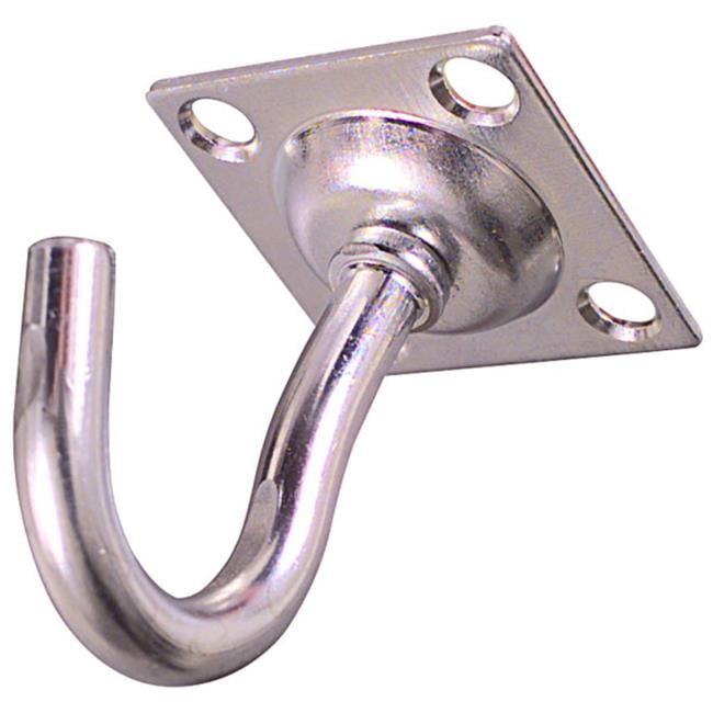 National Hardware ZincPlated Silver Steel Clothesline Hook 140 lb. 1