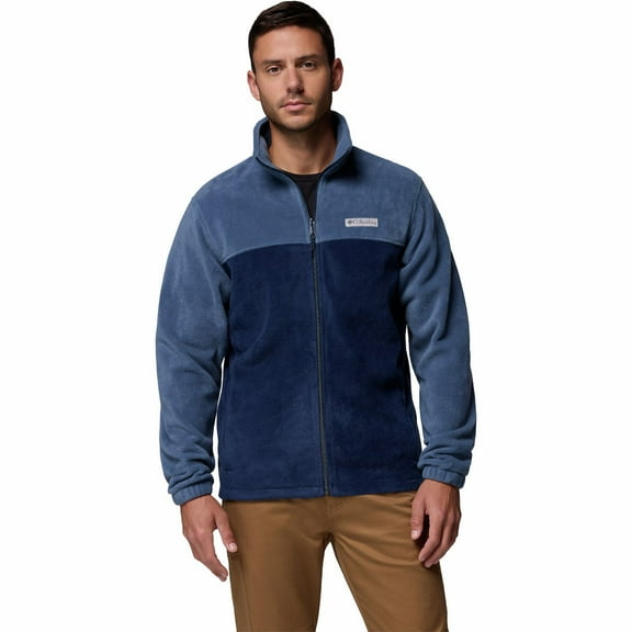 Men's Columbia Steens Mountain™ Full-Zip Fleece Jacket Color: Dark Mountain Navy Size: L