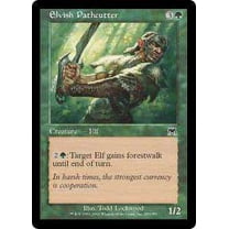 MtG Onslaught Common Elvish Pathcutter #256