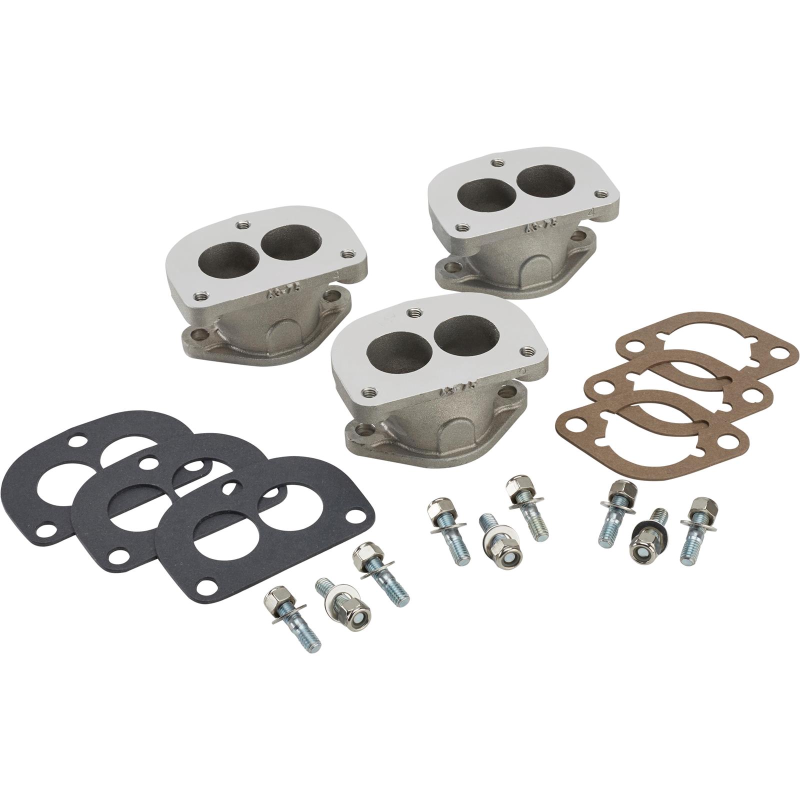 GM '6375 L6 2Bolt to Stromberg 3Bolt Three Carb Adapter Kit