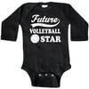 Inktastic Future Volleyball Star Childs Sports Long Sleeve Creeper Player Team