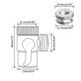 thumbnail image 4 of Adaptador de interruptor para grifo, divisor de fregadero de cocina, válvula desviadora, conector para grifo de agua para inodoro, bidé, ducha, accesorios de cocina, 4 of 5