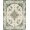 Green, Pattern 18, variant on Design&I 8'x10' Washable Area Rug Boho Vintage Trellis Faded Motifs Bathroom Distressed Scroll for King Size Bedroom, Under Bed, Sleek Flatweave Pet Friendly