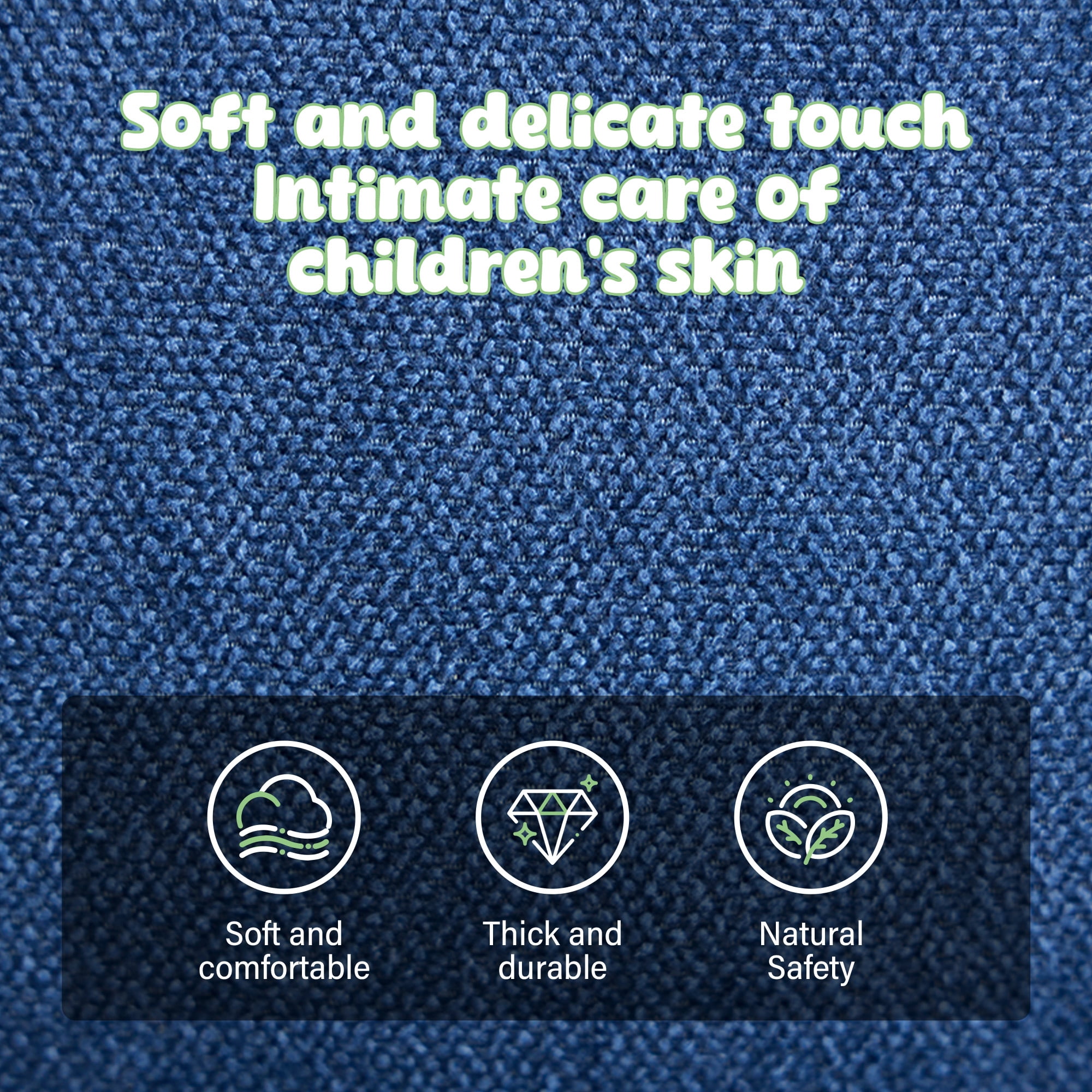 JONPONY Kids Recliner Chair,Push Back Toddler Recliner with Cup Holders & Side Pockets,Adjustable Footrest & Headrest Kids Sofa for Boys Girls 3+ Age Group, Dark Blue
