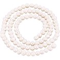thumbnail image 2 of 3.5mm Natural Freshwater Shell Beads strands Polished Potato Round Loose Beads Hole 0.8mm, 2 of 7