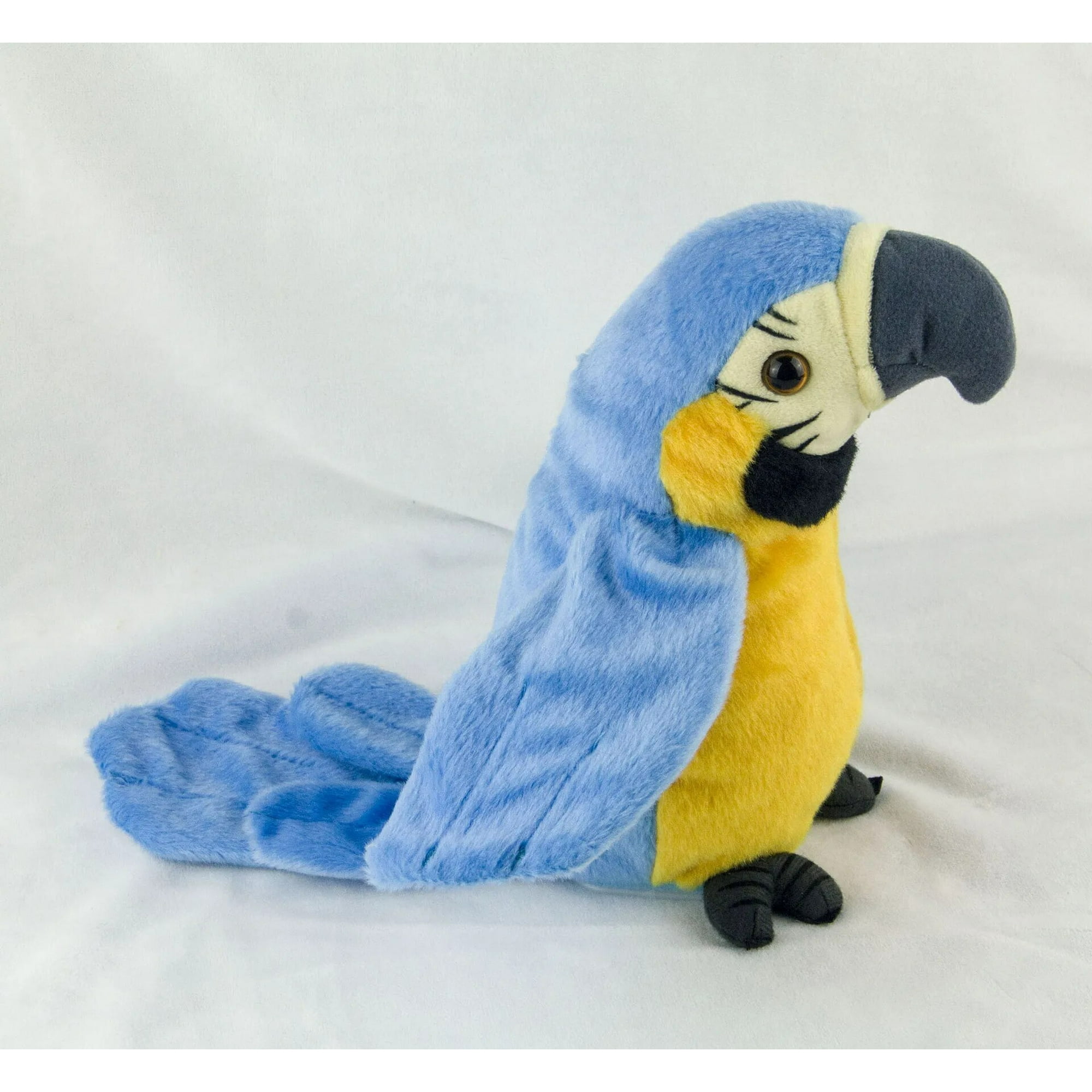 Talking Macaw Parrot Repeat What You Say Stuffed Animal Plush Toy